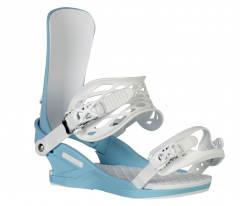 Крепления для сноуборда Reverse Ever WMNS, S , голубой с белым