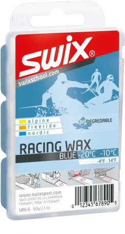 Синяя мазь скольжения Swix Bio Racing (UR6-6) - №1