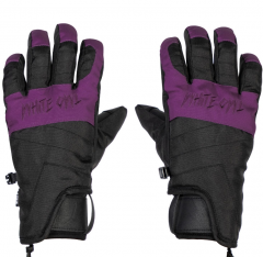 Перчатки зимние White Owl Pro gloves WMNS, черный c пурпурным